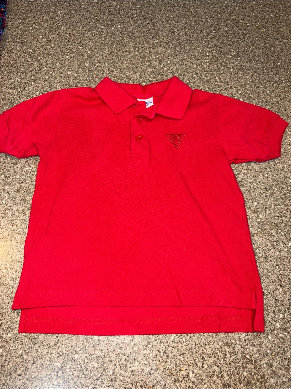 Oshkosh BGosh Vintage Kids Bright Red Polo Shirt